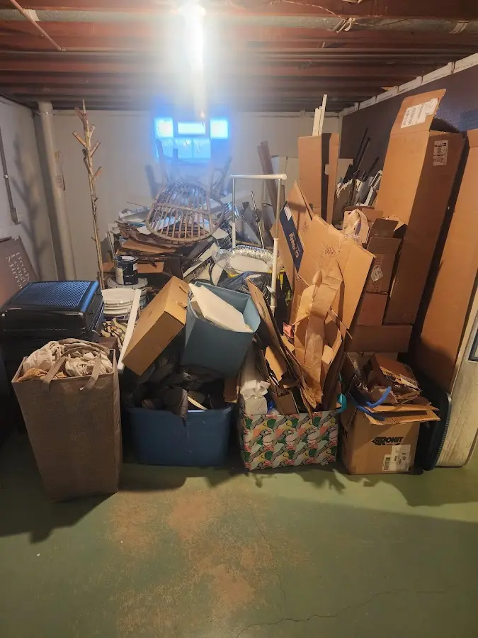 Roll-off dumpster container at job site for Construction Dumpster Rental in Saukville